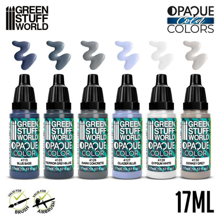 Green Stuff World Paint Set - Cold Colours