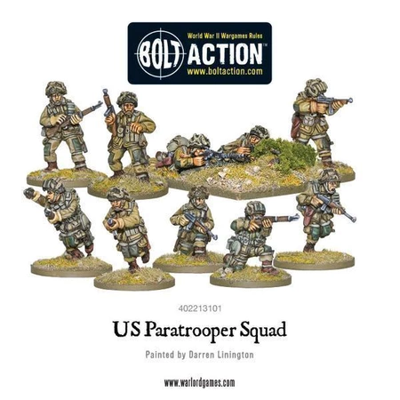 BOLT ACTION US Paratrooper Squad (Screaming Eagles 101st Airborne)