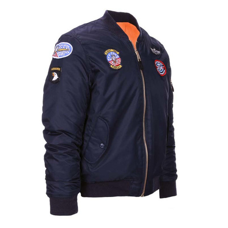 Kurtka MA1 Dziecinna Blue Fostex