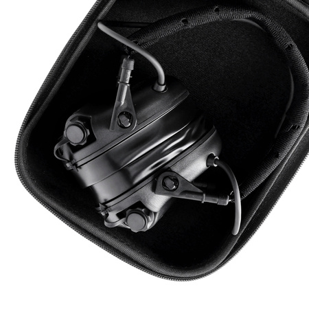 Sztywny pokrowiec na ochronniki słuchu Earmor S16-BK czarny