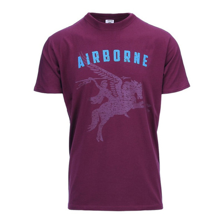 Koszulka T-shirt Airborne Pegasus Burgun Fostex