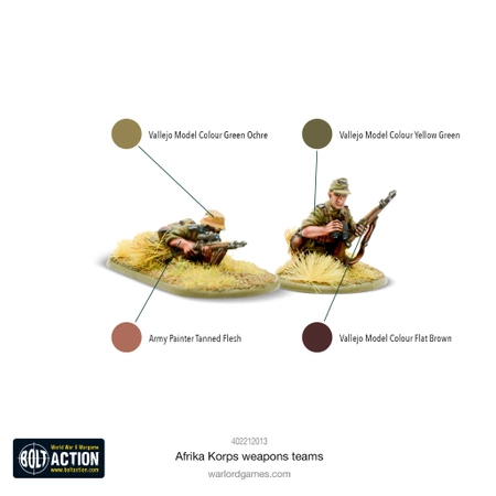 BOLT ACTION Afrika Korps Weapons Teams