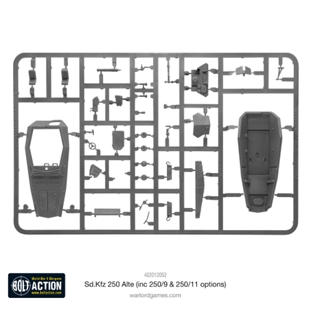 BOLT ACTION Sd.Kfz 250 (Alte) Half-Track (Options for 250/1, 250/9, 250/11)