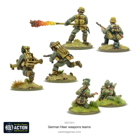 BOLT ACTION German Heer Weapons Teams