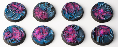 Gamers Grass: Bases Round - Alien Infestation 32mm (8 szt.)