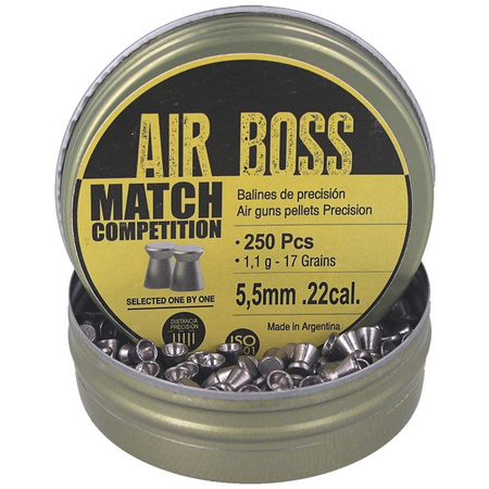 Śrut Apolo Air Boss Match Competition 5.5 mm, 250 szt. 1.10g/17.0gr 