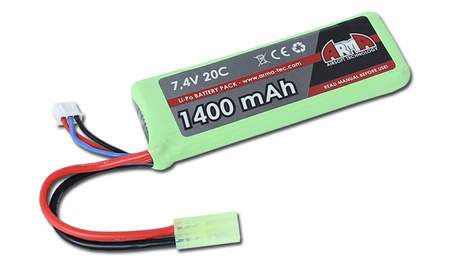 Bateria Li-Po 7,4V 1200mAh 20c Arma Tech