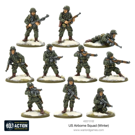 BOLT ACTION US Airborne Squad (Winter)