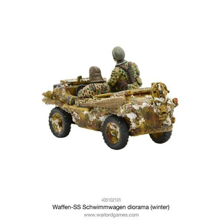 BOLT ACTION Waffen-SS Schwimmwagen diorama (winter)