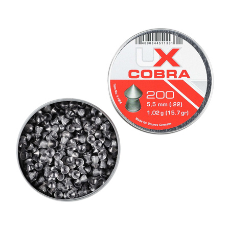Śrut diabolo Umarex Cobra Pointed Ribbed 5,5mm 200szt.