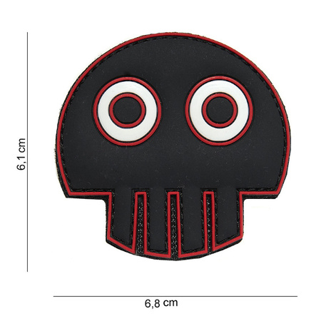 Naszywka 3D Big Eye Skull #11154 101Inc