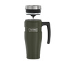 THERMOS Style Travel Kubek Term z uchem 0,47l Zieleń wojskowa