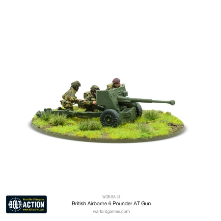 BOLT ACTION British Airborne Six Pounder AT Gun