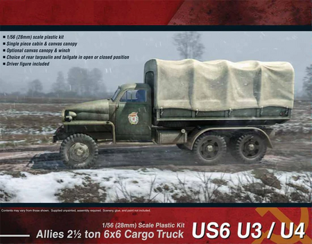 RUBICON 280035 - Allies US6 U3/U4 2½ ton 6x6 Truck