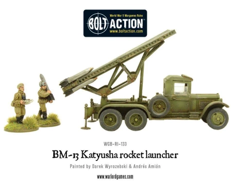 BOLT ACTION BM-13 Katyusha rocket launcher