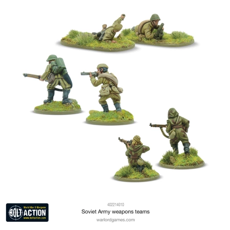 BOLT ACTION Soviet Army weapons teams