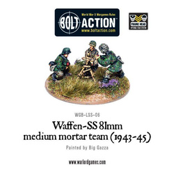 BOLT ACTION Waffen-SS 81mm Medium Mortar Team (1943-45)