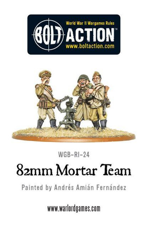 BOLT ACTION Soviet 82mm Mortar Team