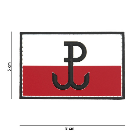 Naszywka 3D PVC Flaga Polski PW 101 INC