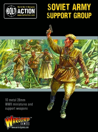BOLT ACTION Soviet Army Support Group (HQ, Mortar & MMG)