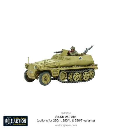 BOLT ACTION Sd.Kfz 250 (Alte) Half-Track (Options for 250/1, 250/4, 250/7)