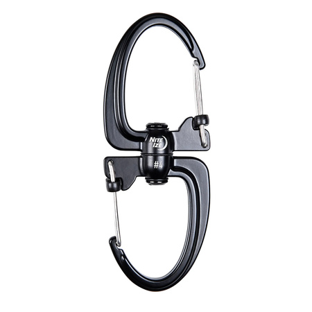 Nite Ize Karabińczyk S-Biner 360 SlideLock Dual Carabiner #4 Czarny - SBLR4-01-R3
