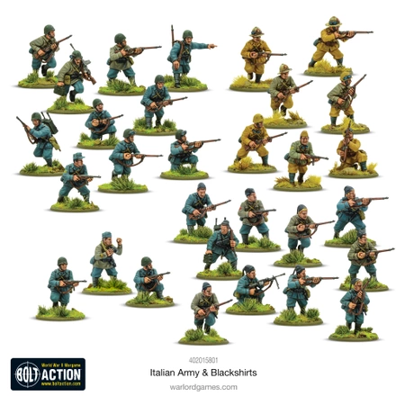BOLT ACTION Italian Army & Blackshirts
