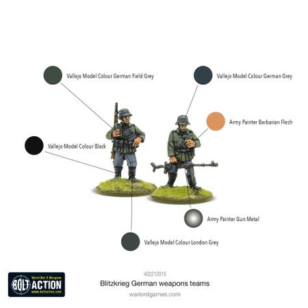 BOLT ACTION Blitzkrieg German weapons teams