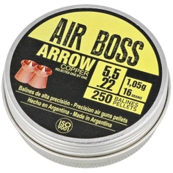 Śrut Apolo Air Boss Arrow Copper 5.5 mm, 250 szt. 1.05g/16.0gr (30100)