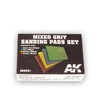 AK Interactive MIXED GRIT SANDING PADS SET 4 UNITS.