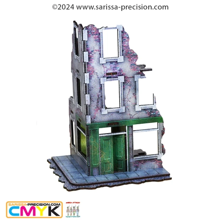 SARISSA PRECISION - Destroyed City Block B (200x300) - Full Colour