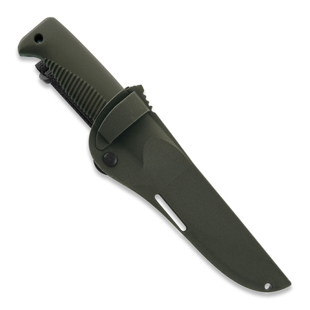 Nóż Peltonen Sissipuukko M07 Ranger Olive PTFE - pochwa kompozytowa Olive FJP135