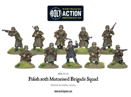 BOLT ACTION Polish 10th Motorised Brigade Squad