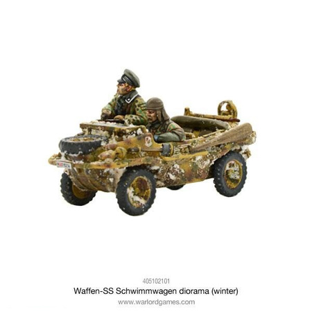 BOLT ACTION Waffen-SS Schwimmwagen diorama (winter)