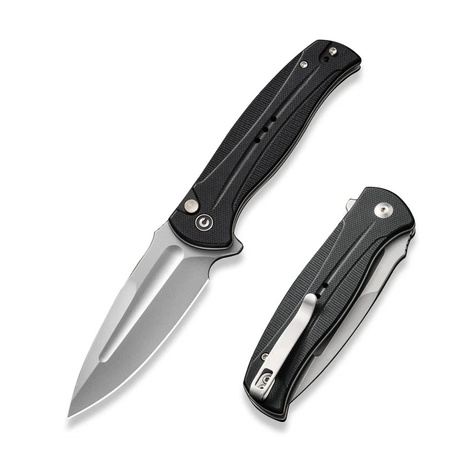 Nóż składany Civivi Incindie Black G10, Stonewashed 14C28N (C23053-3)