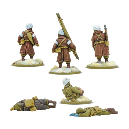 BOLT ACTION US Army (Winter) Stretcher Team & Casualties