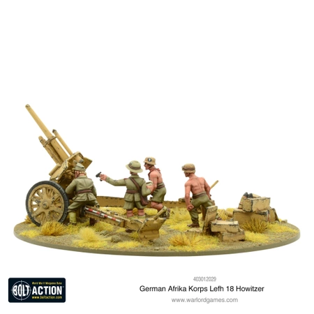 BOLT ACTION Afrika Korps LeFH 18 10.5cm Medium Artillery