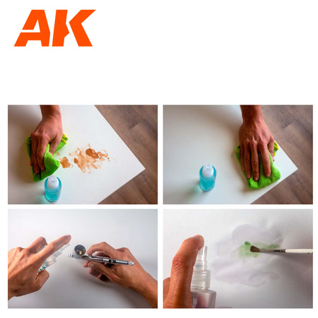 AK Interactive ATOMIZER CLEANER FOR ACRYLIC 125ml