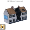 SARISSA PRECISION - DESTROYED TERRACE HOUSE BLOCK (28MM)