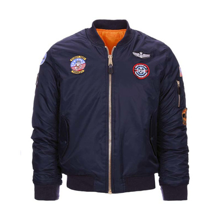 Kurtka MA1 Dziecinna Blue Fostex