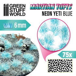 Green Stuff World Martian Fluor Tufts - NEON YETI BLUE 6mm