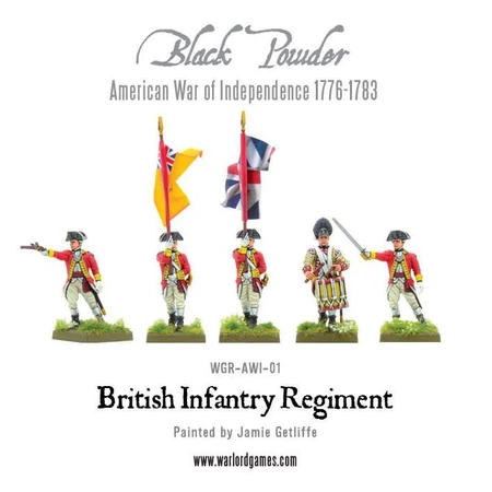 Black Powder American War of Independence: British Infantry Regiment