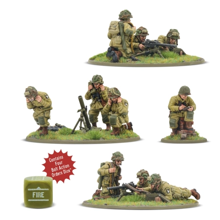 BOLT ACTION US Airborne (D-Day) Heavy Weapons Platoon