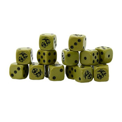 BOLT ACTION US Marine Corps D6 Dice