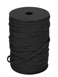 PARACORD LINKA NYLONOWA 1metr CZARNY DOMINATOR