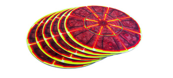 PLAYMATY Gumowe strefy do Age of Sigmar- Ogniste