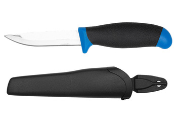 Uniwersalny nóż myśliwsko-wędkarski czarno-niebieski BSH ADVENTURE