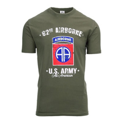 Podkoszulka T-shirt U.S.Army WWII 82nd Airborne Zielona  FOSTEX