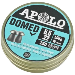 Śrut Apolo Domed 5.52 mm, 250 szt. 1.03g/16.0gr