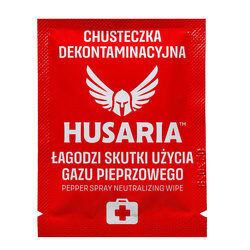 Chusteczka Dekontaminacyjna Neutralizująca Gaz Pieprzowy HUSARIA 